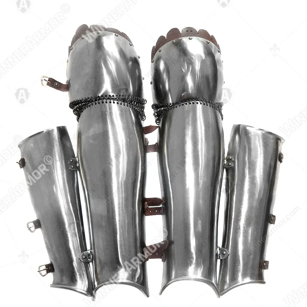 Eastern greaves — shin protection for combat