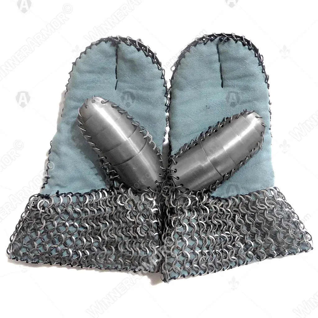 Eastern gauntlets: mobile plate-and-mail hand cover