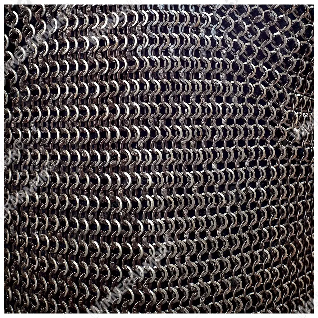 Chainmail for full-contact — riveted & solid rings