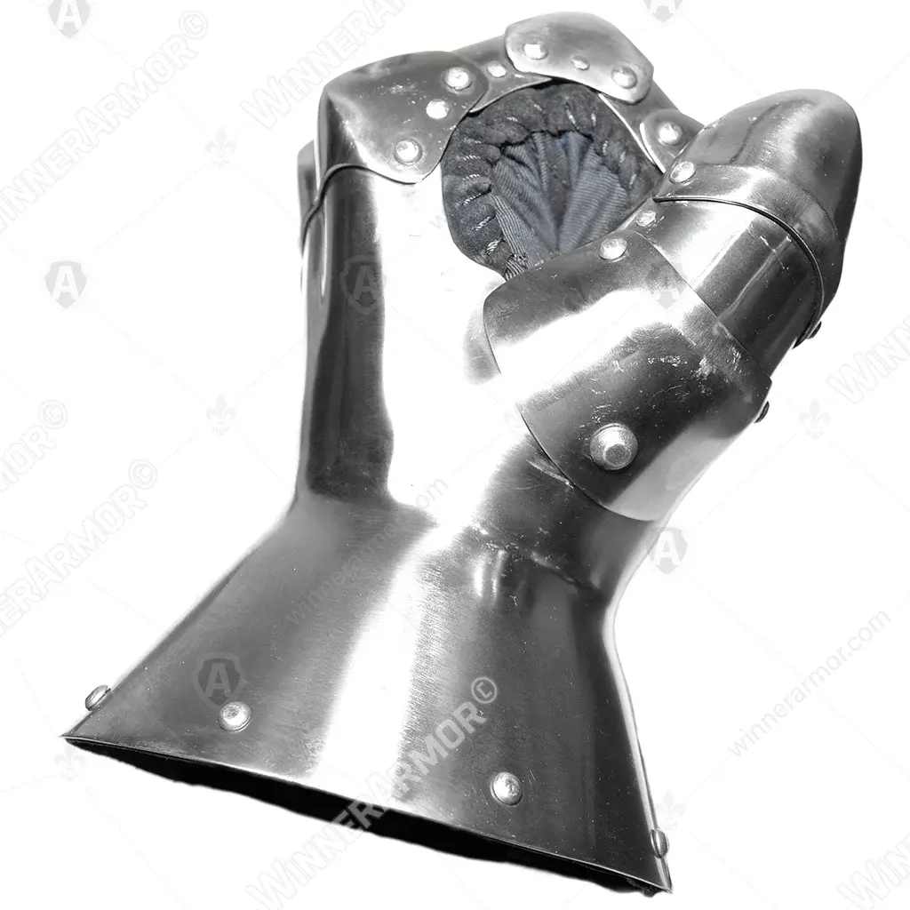 Hourglass Buhurt Gauntlets – Single Finger Plate