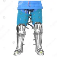 Eastern leg armor set for full-contact combat