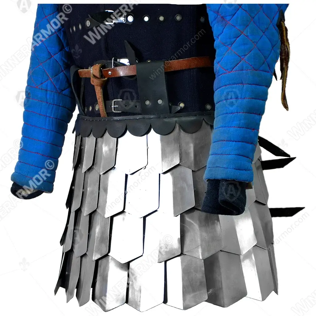 Scale skirt for buhurt full contact, 15th c style