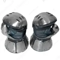 Lamellar gloves for buhurt and full contact