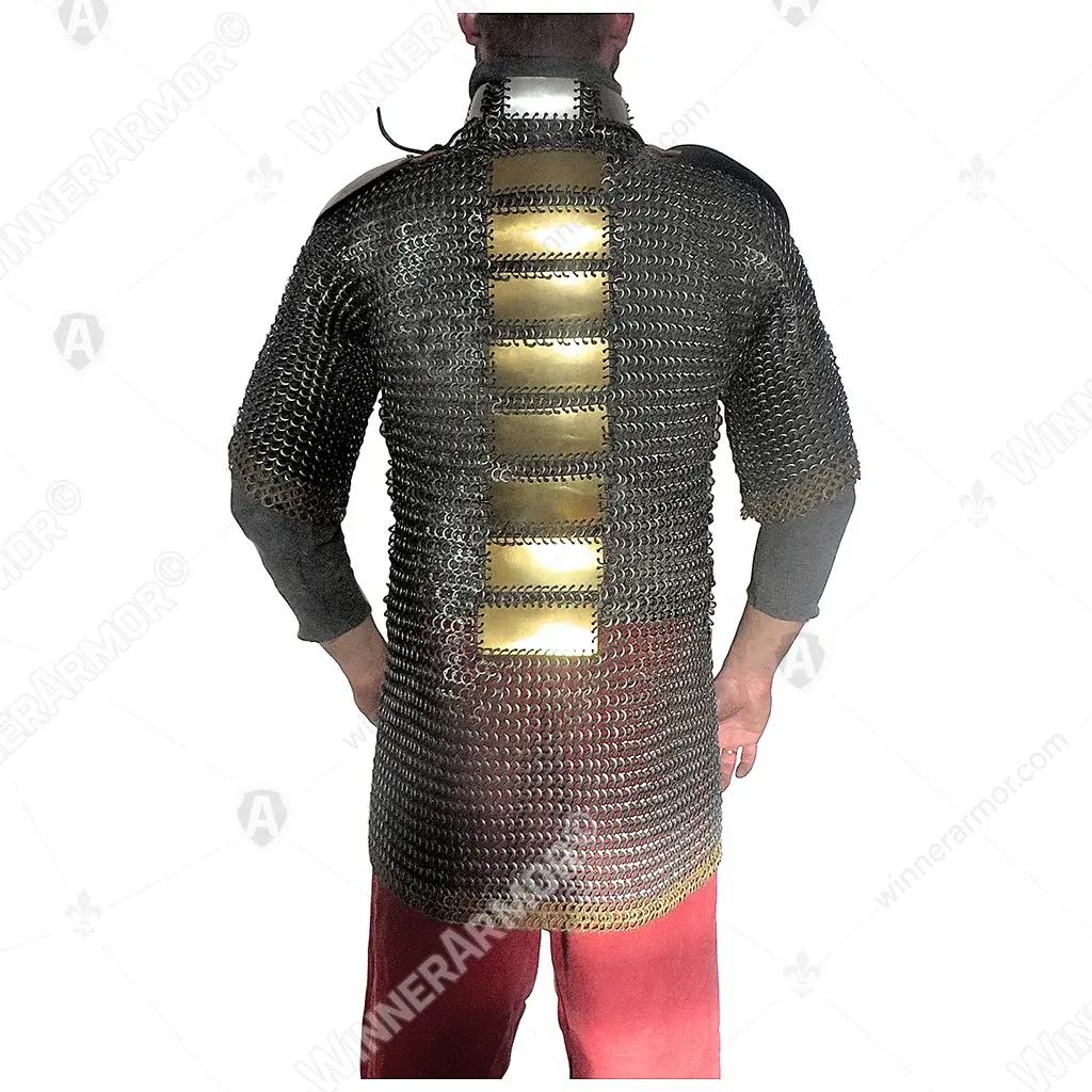 Plated chainmail for buhurt and full-contact fights