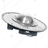 Steel buckler 31 cm for full-contact armored fighting