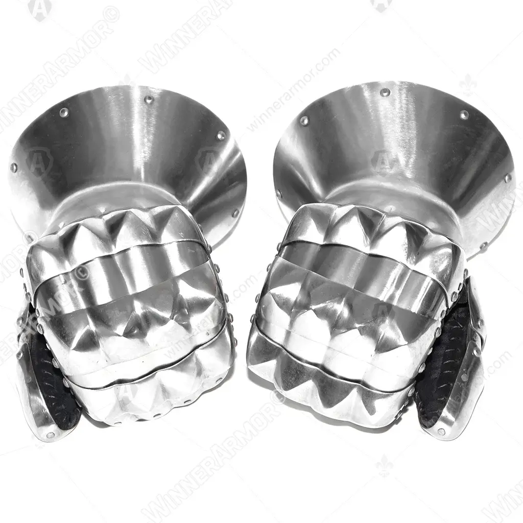 Hourglass Buhurt Gauntlets – Single Finger Plate