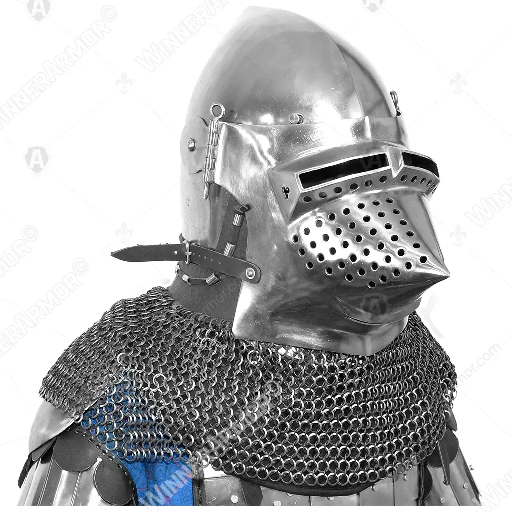 Hundsgugel Bascinet Helmet for Buhurt Full Contact