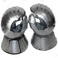 Lamellar gloves for buhurt and full contact