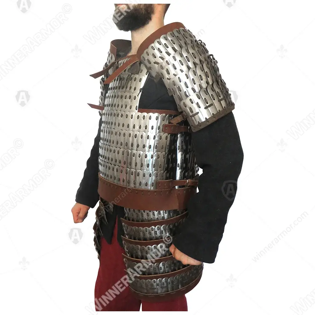 Eastern lamellar torso armor for buhurt and training
