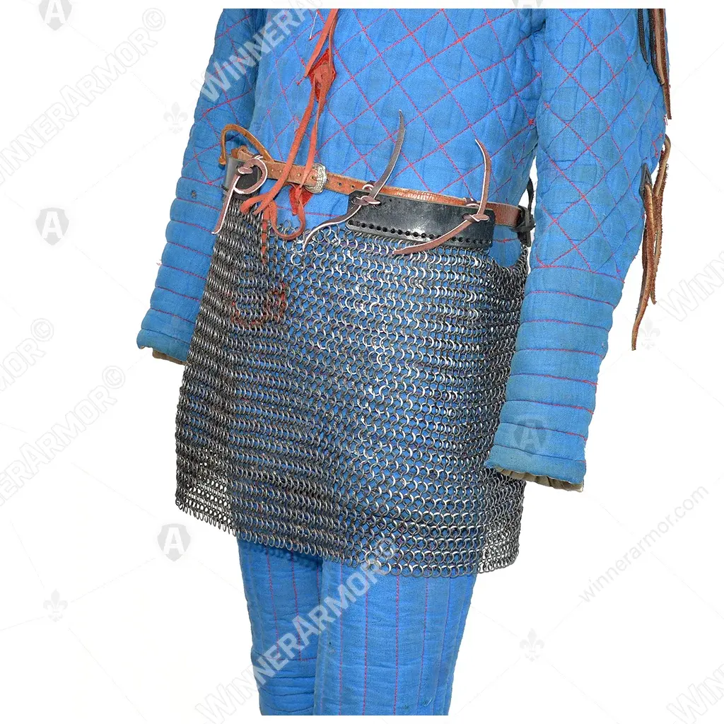 Chainmail skirt for buhurt and full contact use