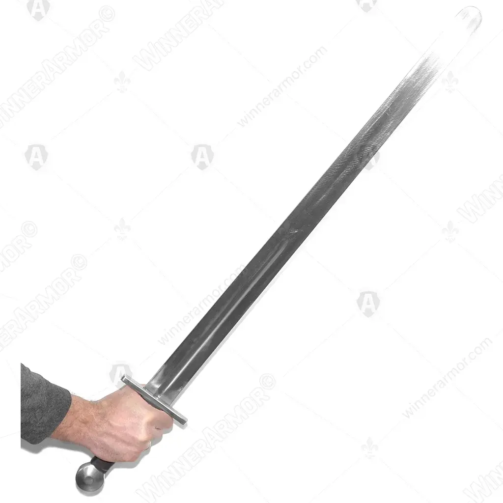 One-handed 90 cm sword for buhurt full contact
