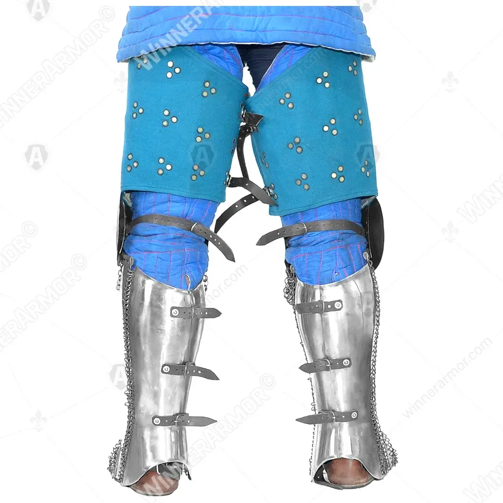 Eastern leg armor set for full-contact combat