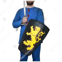 Trapezoid punch shield 65×42 for buhurt