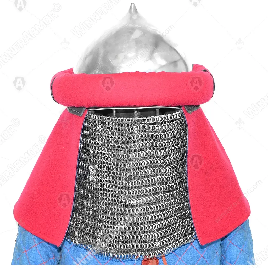Mongolian Keshikten helmet with burlet for buhurt