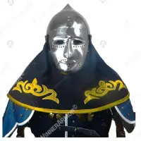 Masked helmet for buhurt — stable fit & vision