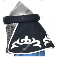 Mongolian Keshikten helmet with burlet for buhurt