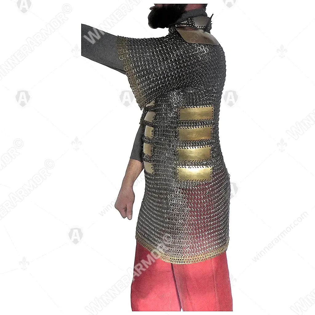 Plated chainmail for buhurt and full-contact fights