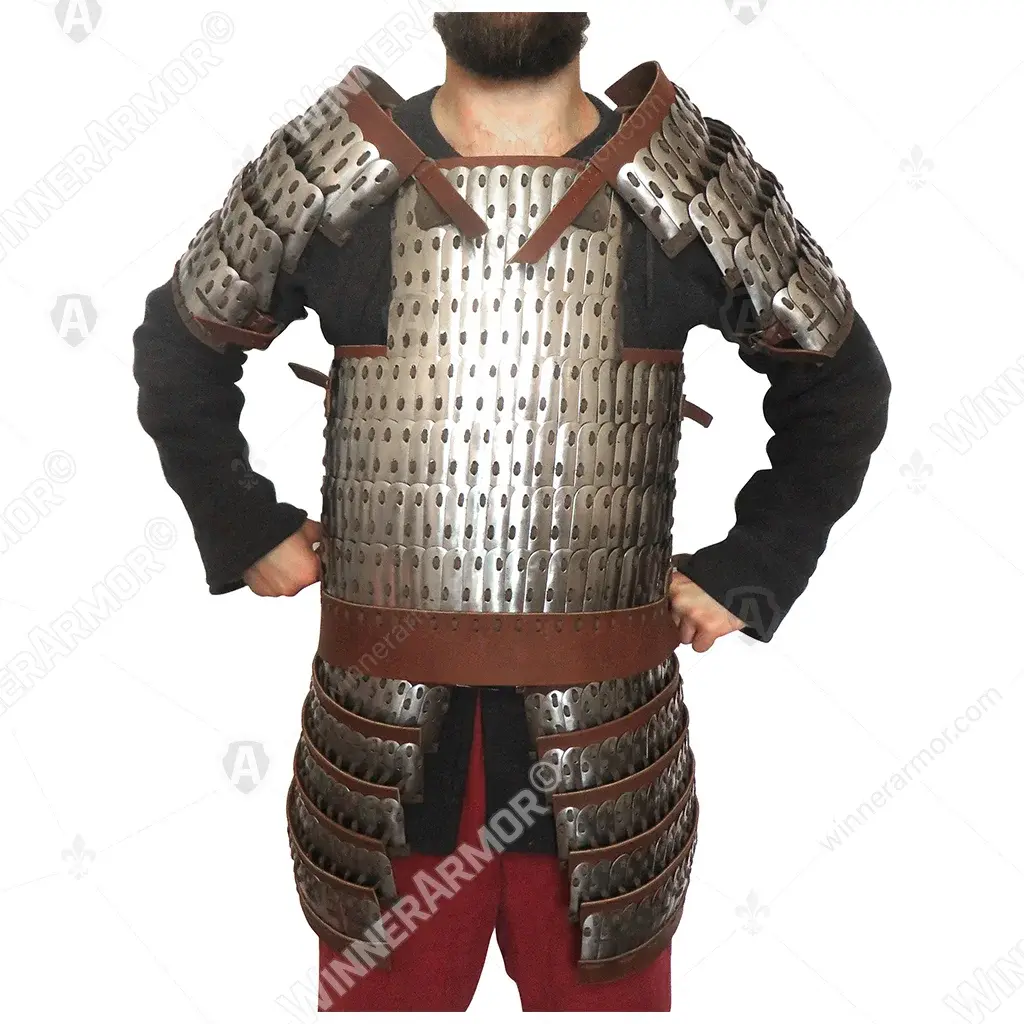 Eastern lamellar torso armor for buhurt and training