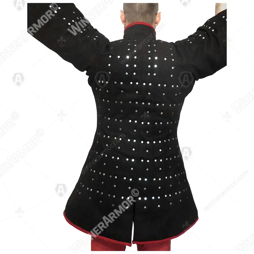 Eastern combat robe with plates for buhurt fights