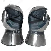 Lamellar gloves for buhurt and full contact