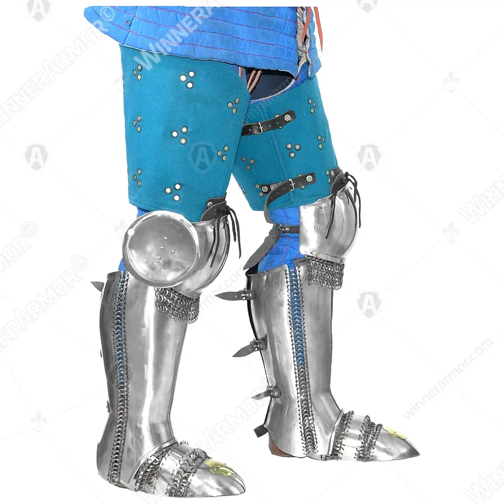 Eastern leg armor set for full-contact combat