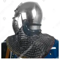 Klappvisor bascinet for buhurt and training