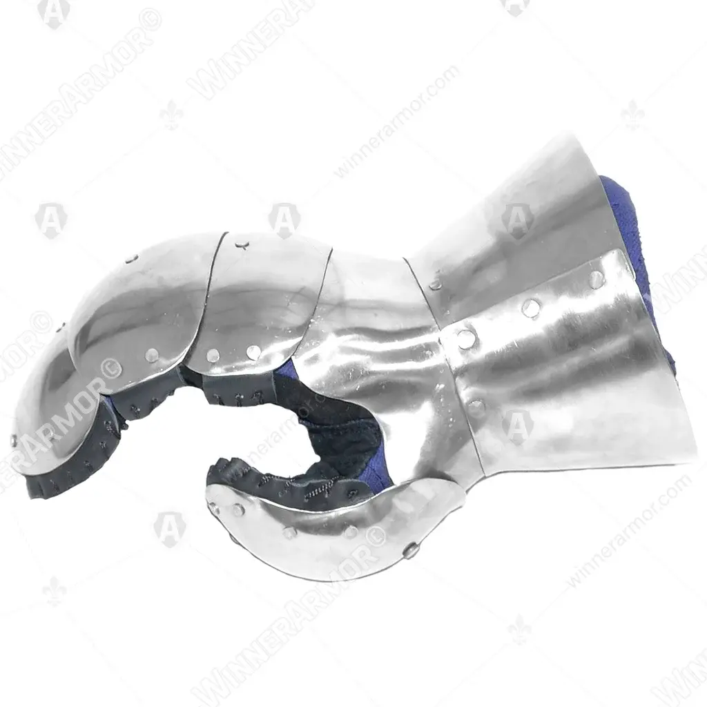 Light protective gauntlet for buhurt shield hand