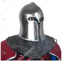 Barbute helmet for buhurt and full contact