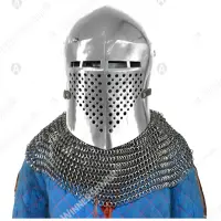 Griffon bascinet helmet for buhurt full contact