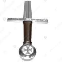 One-handed Sword with Etched Handle for Full Contact