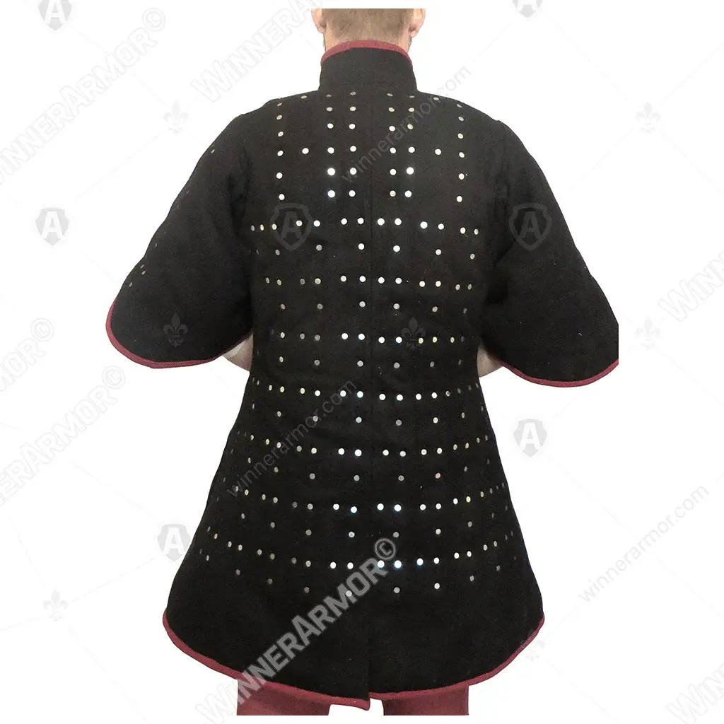 Eastern combat robe with plates for buhurt fights