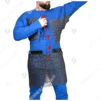 Mail armpits for armpit gap protection in buhurt