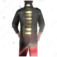 Plated chainmail for buhurt and full-contact fights