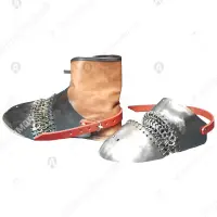 Eastern sabatons with chainmail elements