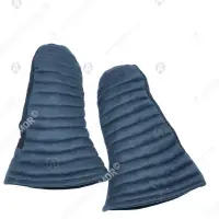 Quilted padded mittens for buhurt under gauntlets