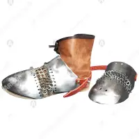 Eastern sabatons with chainmail elements