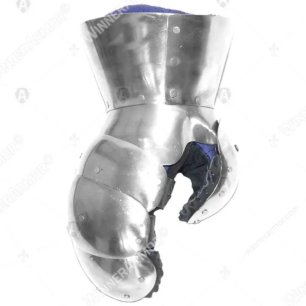 Light protective gauntlet for buhurt shield hand