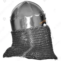 Reinforced Turban Helmet with Aventail for Buhurt