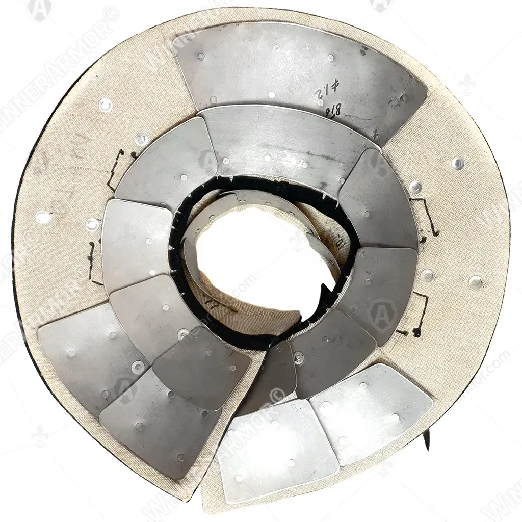 Brigandine gorget for buhurt full-contact fights