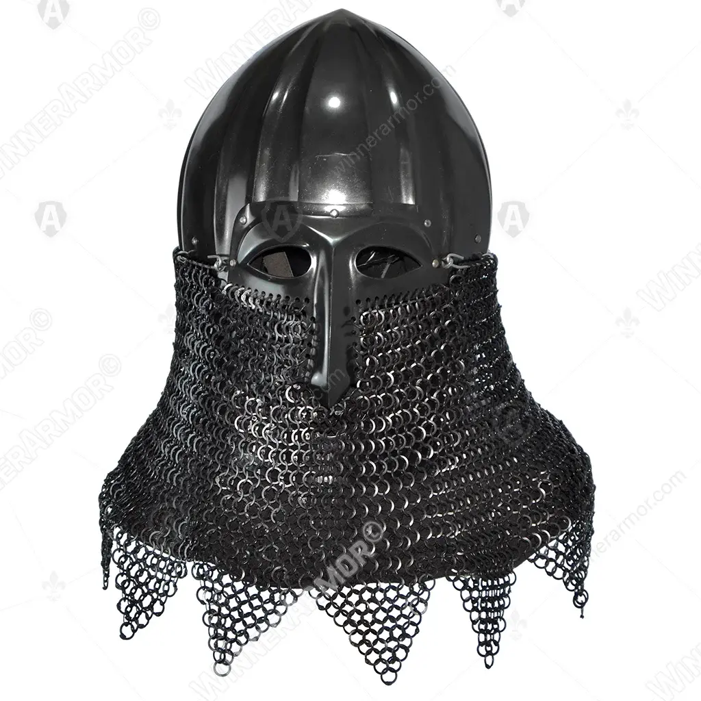 Black Nikolskoye helmet for buhurt and full contact