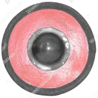 Wooden buckler with boss for full-contact fighting