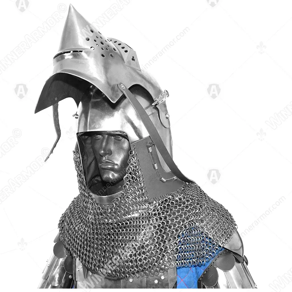 Hundsgugel Bascinet Helmet for Buhurt Full Contact