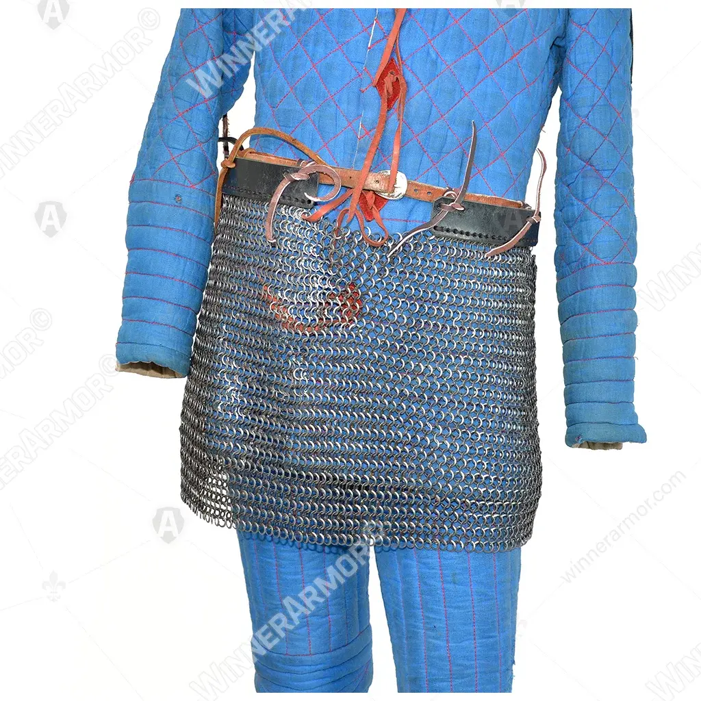 Chainmail skirt for buhurt and full contact use