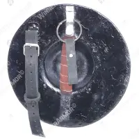 Steel buckler 31 cm for full-contact armored fighting