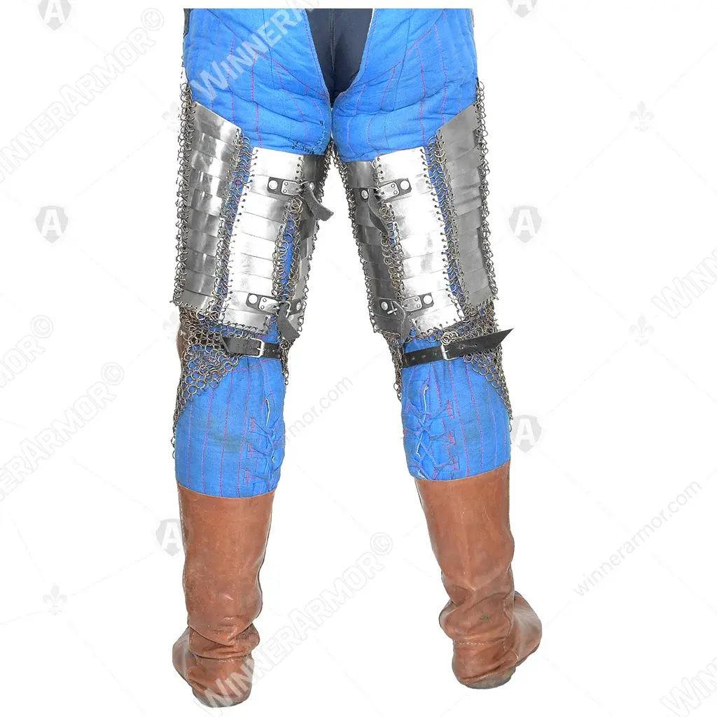 Plate-and-mail hips for buhurt full contact