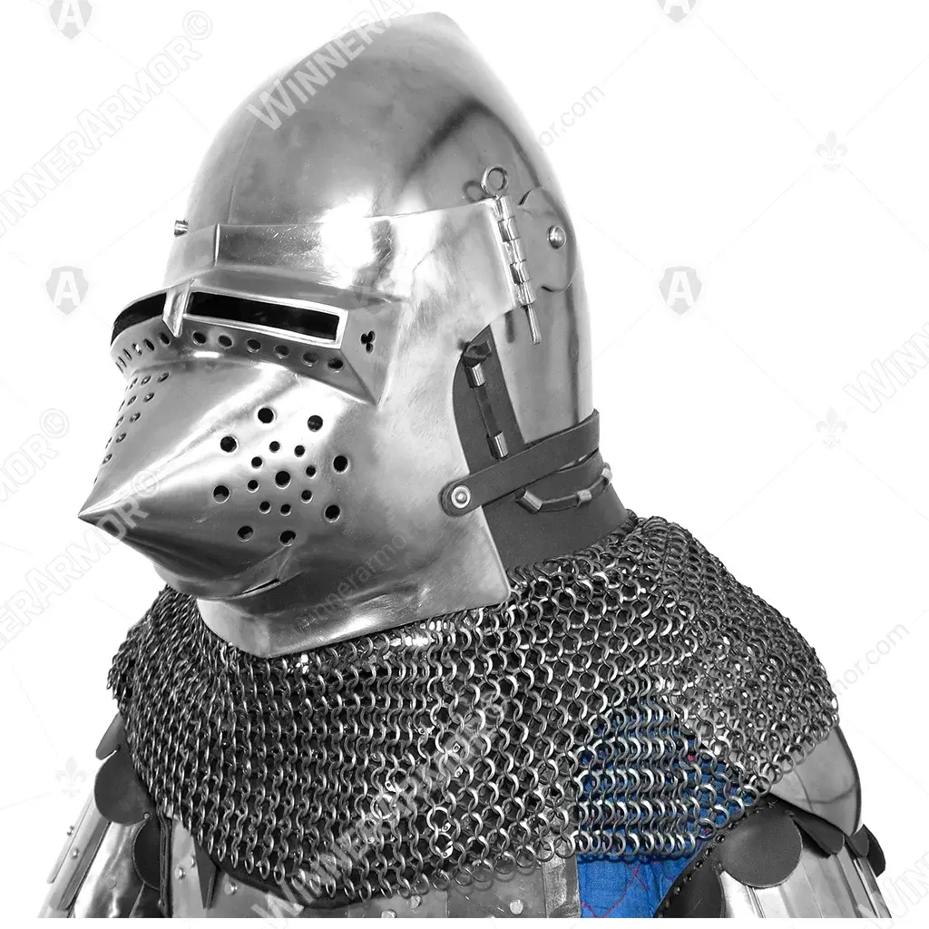 Hundsgugel Bascinet Helmet for Buhurt Full Contact