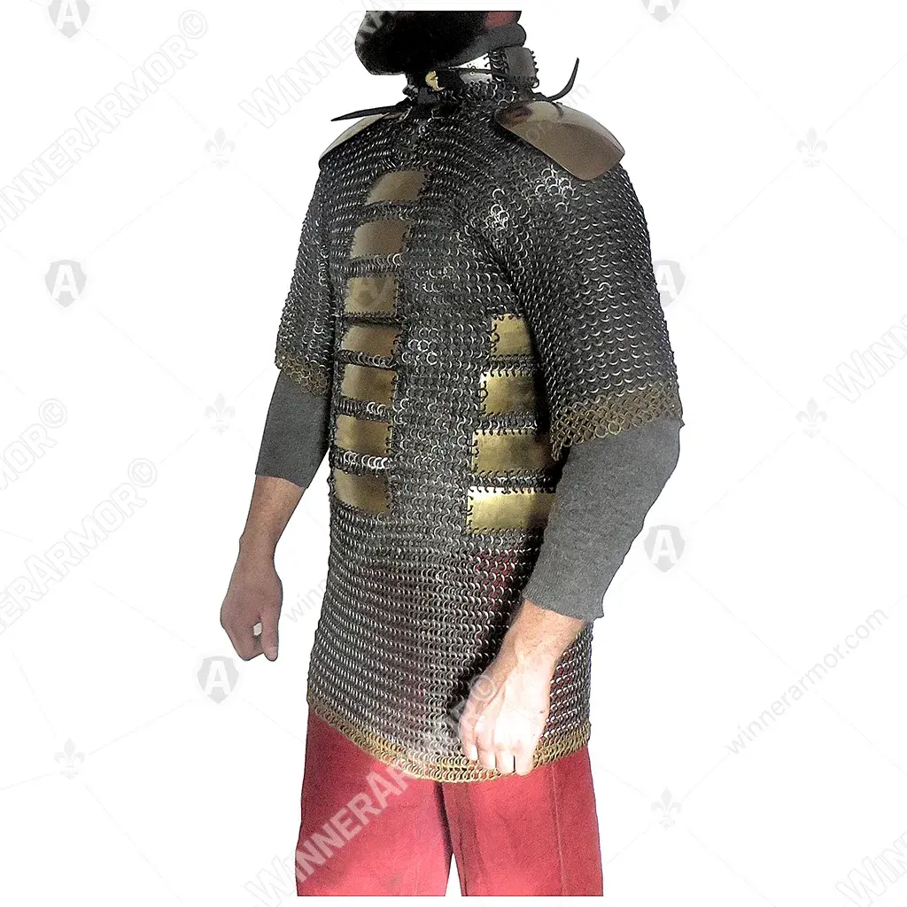 Plated chainmail for buhurt and full-contact fights