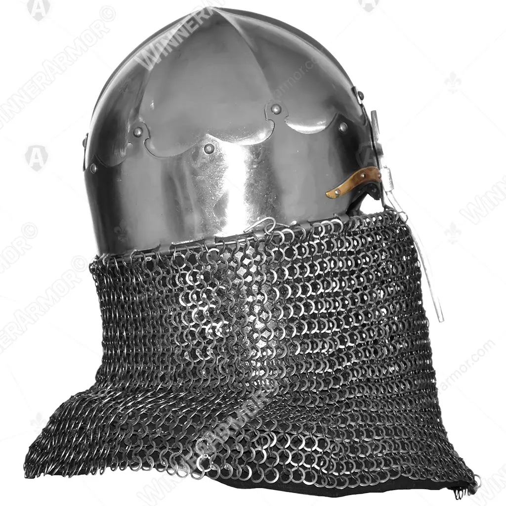 Reinforced Turban Helmet with Aventail for Buhurt