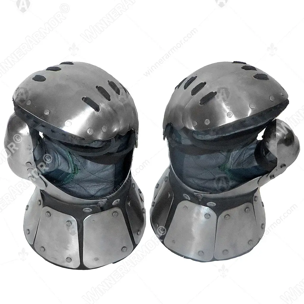 Lamellar gloves for buhurt and full contact