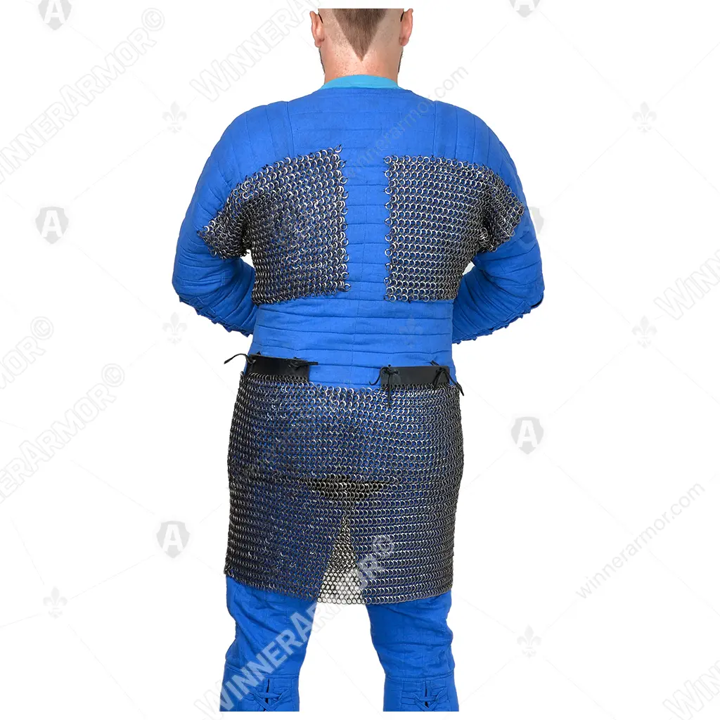 Mail armpits for armpit gap protection in buhurt